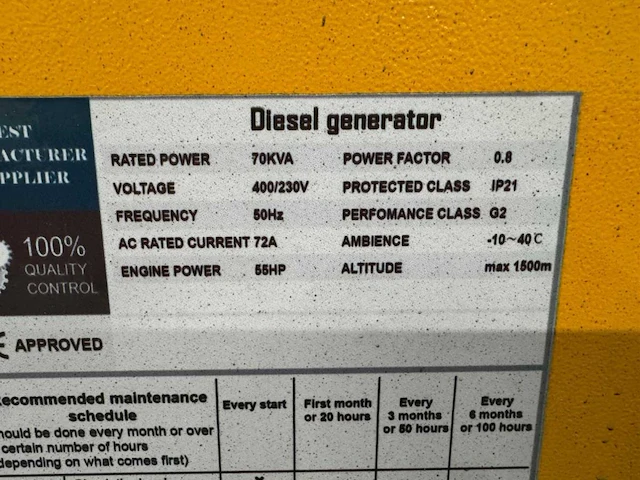 Stahltech 70kva stroomaggregaat - afbeelding 10 van  14