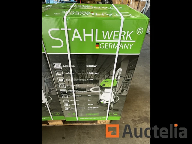 Stahlwerk stof en vloeistof zuiger 100 liter - afbeelding 2 van  4