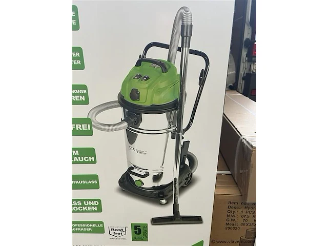 Stahlwerk stof en vloeistof zuiger 100 liter - afbeelding 4 van  4