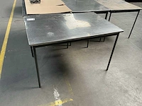 Stainless steel working table (6x) - afbeelding 3 van  3