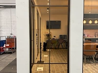 Stalen binnendeur met glaslatten - afbeelding 1 van  10