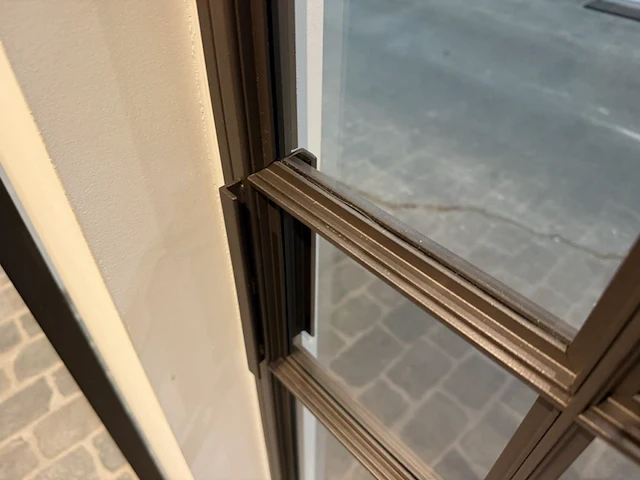 Stalen binnendeur met glaslatten - afbeelding 4 van  9