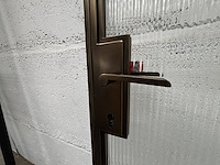 Stalen binnendeur met vast paneel afgemastikeerd - afbeelding 2 van  7