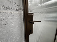 Stalen binnendeur met vast paneel afgemastikeerd - afbeelding 3 van  7