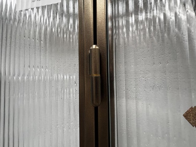 Stalen binnendeur met vast paneel afgemastikeerd - afbeelding 5 van  7