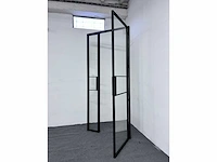 Stalen deur: deur naar rechts geopend 1196x2692 - afbeelding 1 van  6
