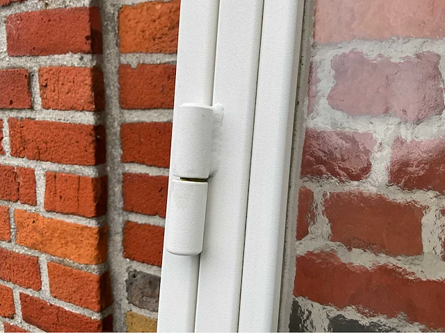 Stalen deur gepoederlakt - kathedraalglas - ral9016 - afbeelding 6 van  9