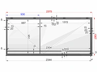 Stalen deur gepoederlakt - kathedraalglas - ral9016 - afbeelding 7 van  9