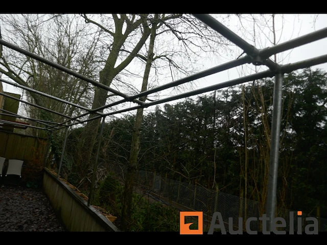 Stalen frame terrasoverkapping - afbeelding 1 van  3