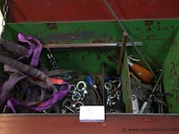 Stalen gereedschapskist met inhoud - afbeelding 2 van  2