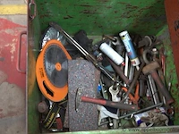 Stalen gereedschapskist met inhoud - afbeelding 3 van  3