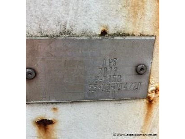 Stalen kapelcontainer, cap 20m3 (g621), technicas bj 2012 - afbeelding 2 van  4