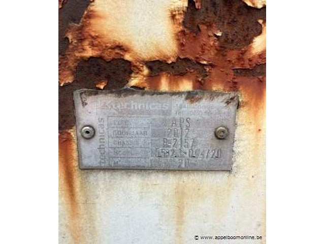 Stalen kapelcontainer, cap 20m3 (g625), technicas bj 2012 - afbeelding 2 van  3