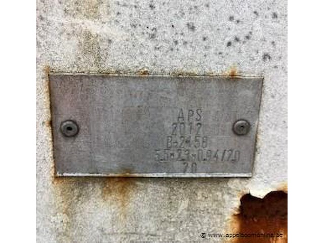 Stalen kapelcontainer, cap 20m3 (g626), technicas bj 2012 - afbeelding 2 van  4