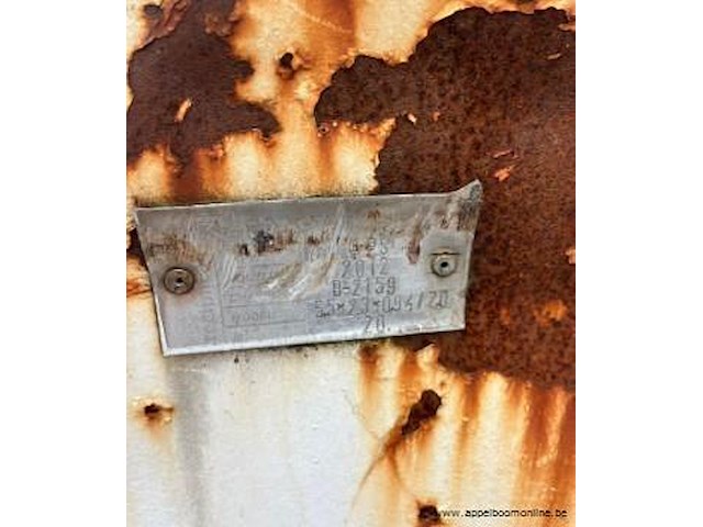 Stalen kapelcontainer, cap 20m3 (g627), technicas bj 2012 - afbeelding 3 van  4