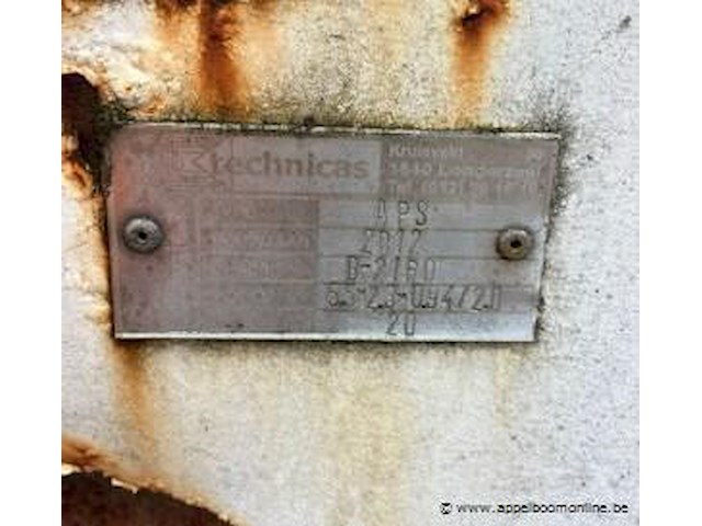 Stalen kapelcontainer, cap 20m3 (g628), technicas bj 2012 - afbeelding 2 van  4