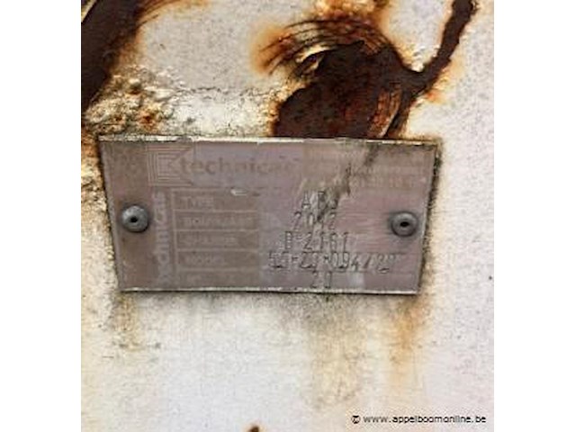 Stalen kapelcontainer, cap 20m3 (g629), technicas bj 2012 - afbeelding 2 van  4