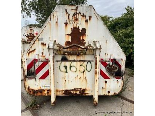 Stalen kapelcontainer, cap 20m3 (g630), technicas bj 2012 - afbeelding 1 van  4