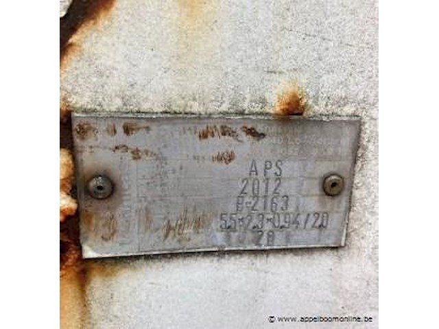 Stalen kapelcontainer, cap 20m3 (g630), technicas bj 2012 - afbeelding 2 van  4