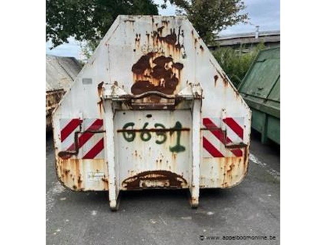 Stalen kapelcontainer, cap 20m3 (g631), technicas bj 2012 - afbeelding 1 van  4