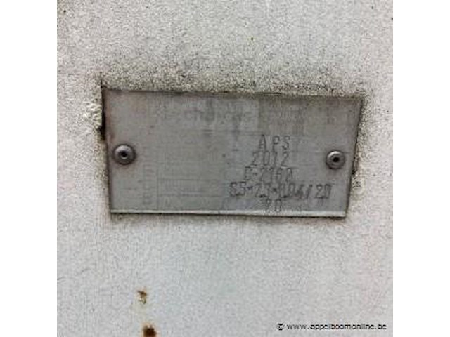 Stalen kapelcontainer, cap 20m3 (g631), technicas bj 2012 - afbeelding 2 van  4