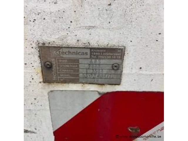 Stalen kapelcontainer, cap 20m3 (h354), technicas bj 2013 - afbeelding 2 van  4