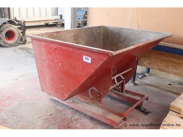 Stalen kipcontainer - afbeelding 1 van  2