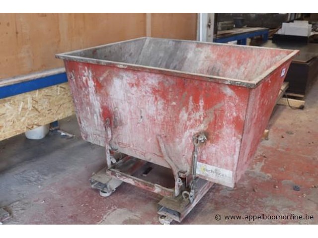 Stalen kipcontainer - afbeelding 2 van  2