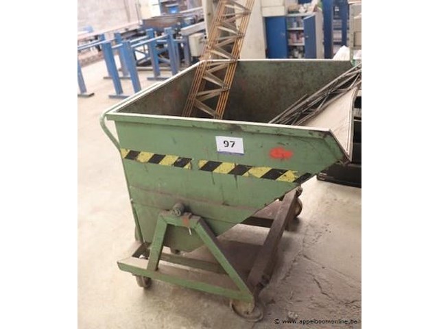 Stalen kipscontainer - afbeelding 1 van  1