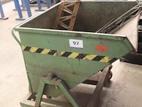 Stalen kipscontainer - afbeelding 1 van  1