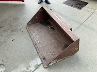 Stalen laadbak voor skid steer / minilader - afbeelding 1 van  3