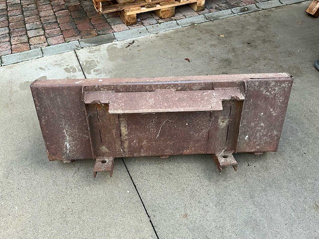 Stalen laadbak voor skid steer / minilader - afbeelding 3 van  3