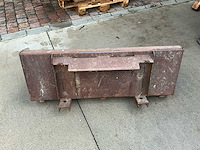Stalen laadbak voor skid steer / minilader - afbeelding 3 van  3