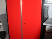 Stalen materiaalkast usag, afm 100x50x180cm - afbeelding 1 van  3