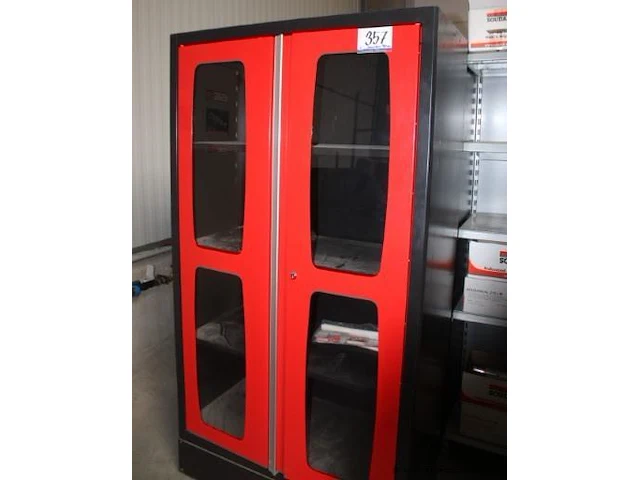 Stalen materiaalkast usag, afm 100x50x180cm - afbeelding 1 van  3