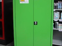 Stalen materiaalkast vv verluchting, afm 100x45x200cm - afbeelding 1 van  4
