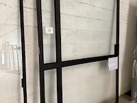 Stalen pivoterende binnendeur ral 8022 - afbeelding 2 van  13
