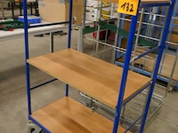 Stalen verrijdbaar rek - afbeelding 1 van  3