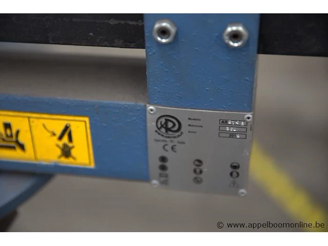 Stalen werkbank compleet met buigunit aritalia ar 2143, bj 2019 - afbeelding 4 van  4