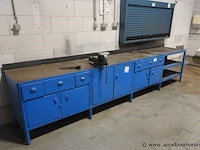 Stalen werktafel vv bankvijs - afbeelding 3 van  3