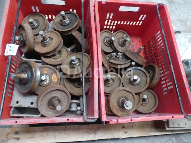 Stalen zwenkwiel set - afbeelding 1 van  3