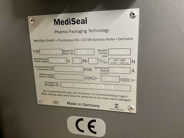 Stalenmachine mediseal la-300 - afbeelding 4 van  12