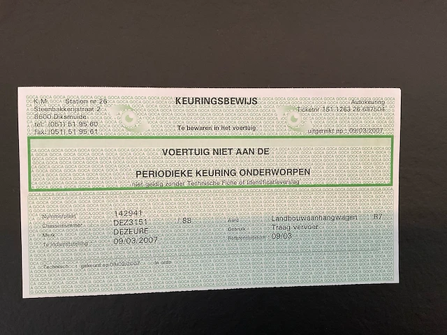 Stalmestverspreider dezeure m24 - 2007 - afbeelding 5 van  15