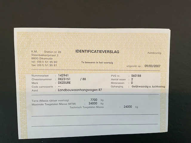Stalmestverspreider dezeure m24 - 2007 - afbeelding 6 van  15