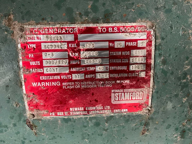 Stamford sc334c stroomgenerator - afbeelding 7 van  9
