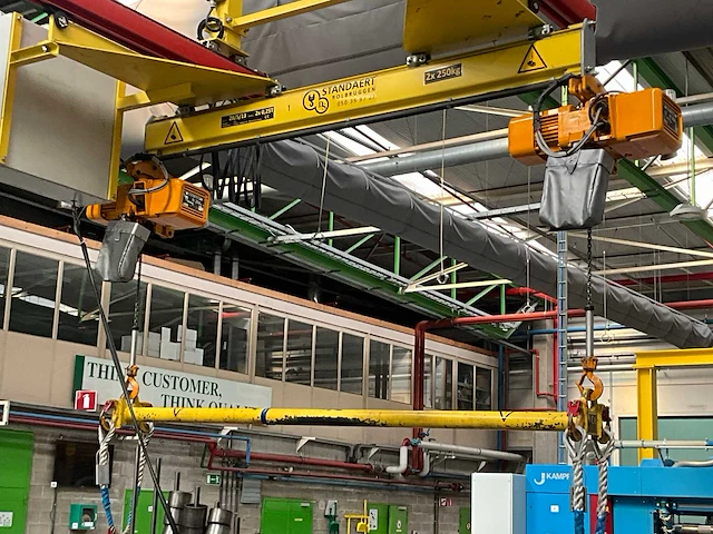 Standaert rolbrug hangconstructie 500 kg. - afbeelding 12 van  15
