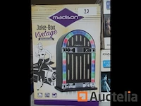Standalone vintage jukebox met bluetooth madison mad-jukebox10 - afbeelding 1 van  2