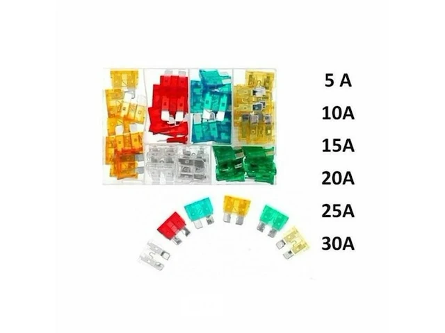 Stanford standaard 5 tot 30a autozekering / steekzekering (60 delig) - afbeelding 3 van  3