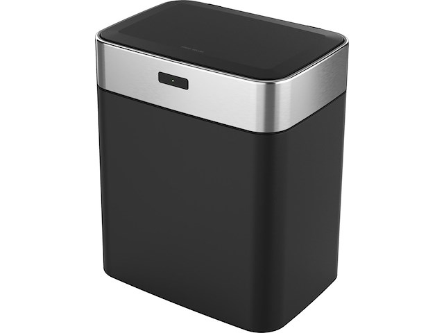 Stangvollby gimo - sensor prullenbak - 25l - rvs - zwart - afbeelding 1 van  7