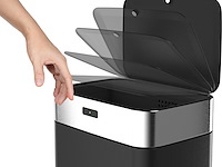 Stangvollby gimo - sensor prullenbak - 25l - rvs - zwart - afbeelding 2 van  7